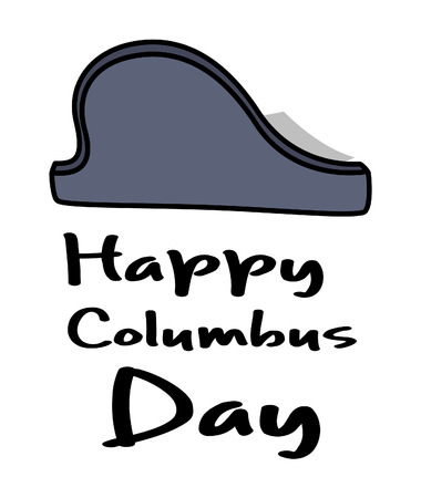 Retro Columbus Day Graphic Elementのイラスト素材