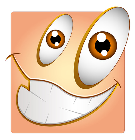 Cheerful Box Smileyのイラスト素材