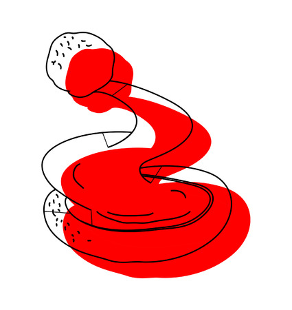 Retro Santa Capのイラスト素材