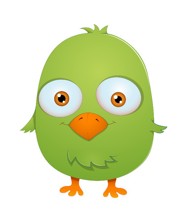 Funny Small Birdのイラスト素材