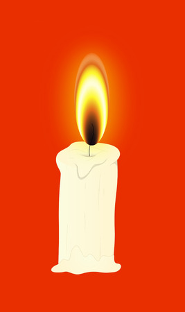 Birthday Candle Vectorのイラスト素材