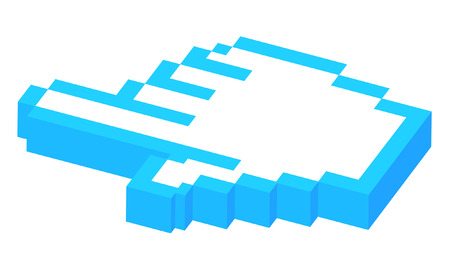 3d Hand Cursorのイラスト素材