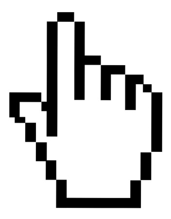 Hand Cursor Vectorのイラスト素材