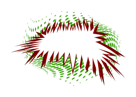 Comic Burst Banner Designのイラスト素材