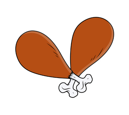 Chicken Pieces Vectorのイラスト素材