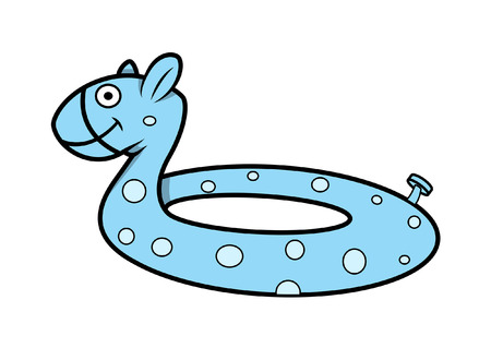 Swimming Tube Vectorのイラスト素材