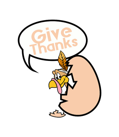 Thanksgiving Day Turkey Birdのイラスト素材