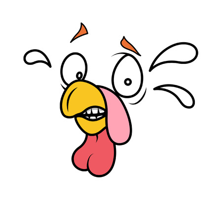 Scared Face Expressionのイラスト素材