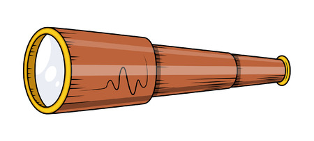 Retro Telescope Vectorのイラスト素材