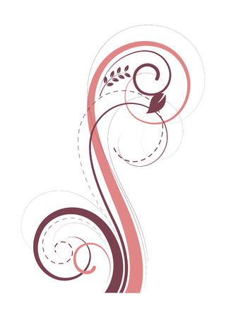 Vintage Flourish Elementのイラスト素材