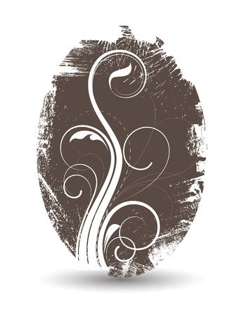 Grunge Swirl Bannerのイラスト素材