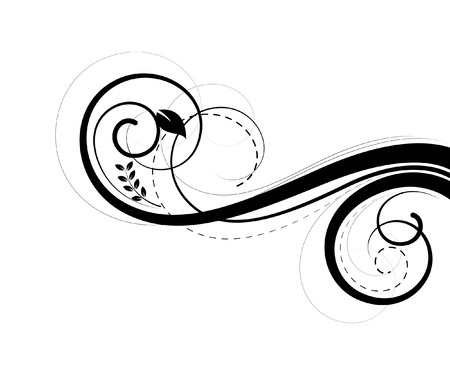 Flourish Vector Elementのイラスト素材