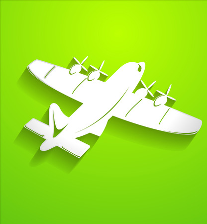 Air Plane Vector Shapeのイラスト素材
