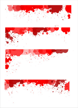 Dirty Grunge Splashes Vectorのイラスト素材