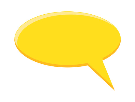 Speech Bubble Cloud Vectorのイラスト素材