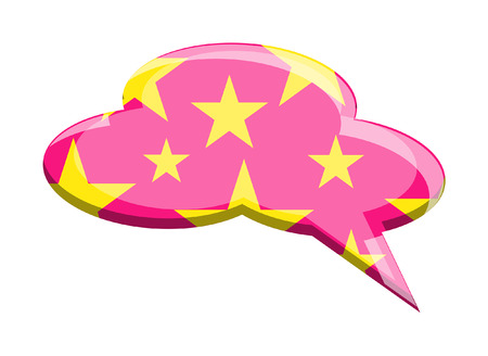 Stars Speech Bubbleのイラスト素材