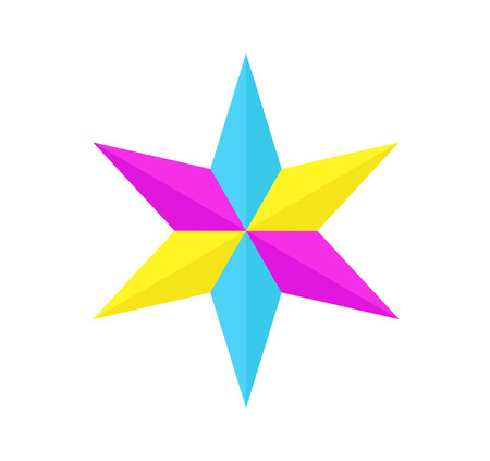 Colorful Starのイラスト素材