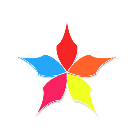 Colorful Starのイラスト素材