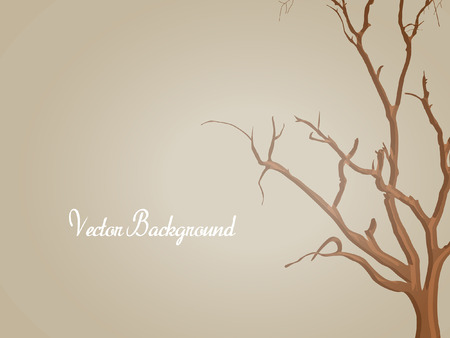 Dead Tree Shape Backgroundのイラスト素材
