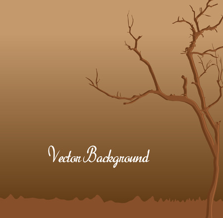 Dead Tree Backgroundのイラスト素材