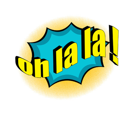 Retro Graphic Text Bannerのイラスト素材