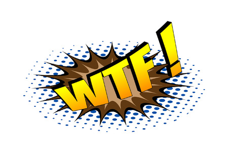 Retro Comic Text Banner Designのイラスト素材