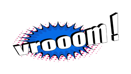 Retro Text Graphic Bannerのイラスト素材