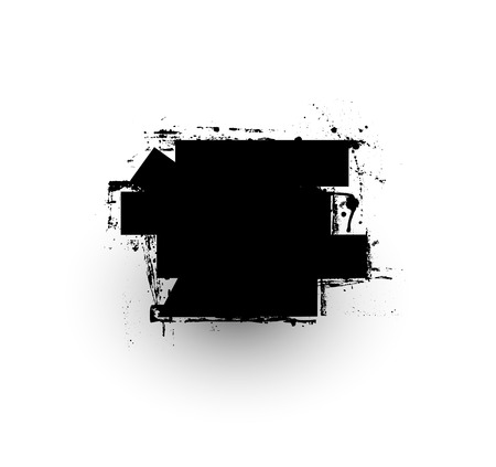 Grunge Strokes Bannerのイラスト素材