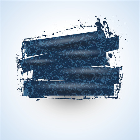 Wet Paint Grunge Bannerのイラスト素材