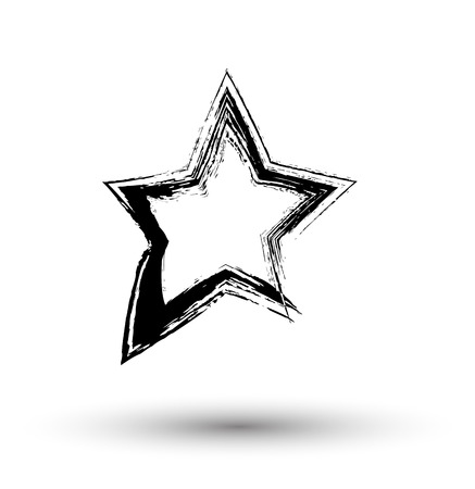 Grunge Starのイラスト素材