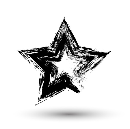 Grunge Starのイラスト素材