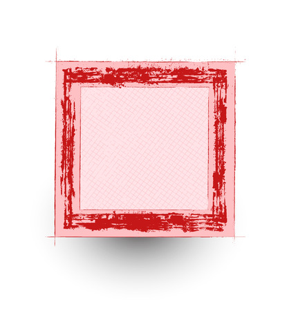 Grunge Frame Bannerのイラスト素材