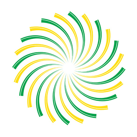 Swirl Sunburstのイラスト素材