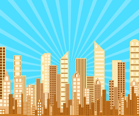 Skylinesのイラスト素材
