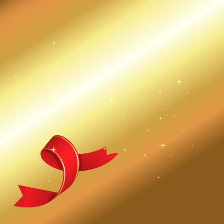 Christmas Ribbon Template Vectorのイラスト素材