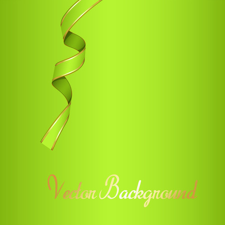Patricks Day Ribbon Green Bannerのイラスト素材