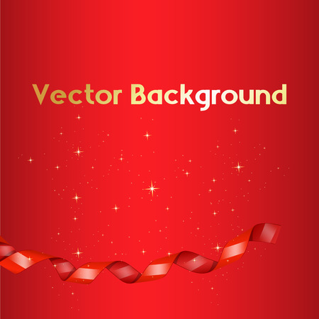 Holiday Ribbon Backgroundのイラスト素材