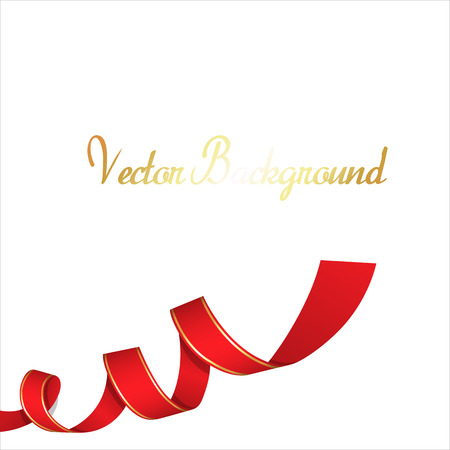 Holiday Ribbon Backgroundのイラスト素材