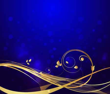 Wavy Swirl Bokeh Backgroundのイラスト素材