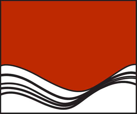 Retro Wavy Vector Bannerのイラスト素材