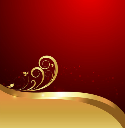 Flourish Swirl Sparkles Backgroundのイラスト素材