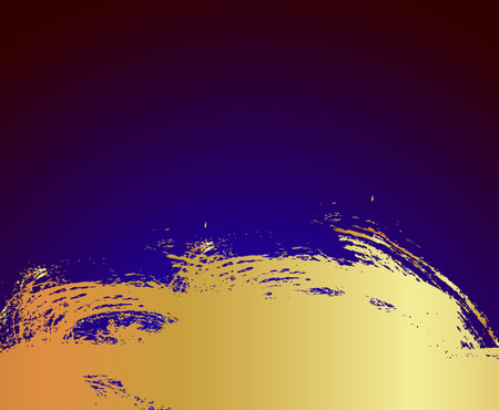 Grunge Golden Blot Backgroundのイラスト素材