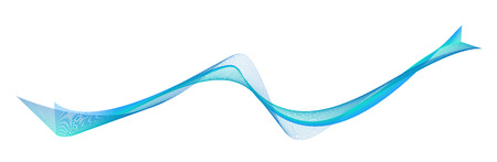 Swirl Wave Linesのイラスト素材