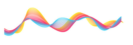 Vector Decorative Blend Lines Design
