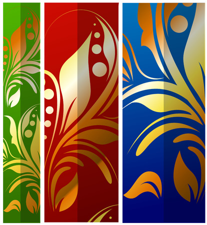 Colorful Decorative Floral Design Backgroundのイラスト素材