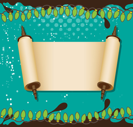 Parchment Scroll Banner Vectorのイラスト素材
