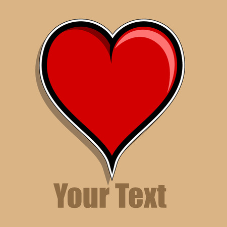 Love Heart Clipart Vectorのイラスト素材