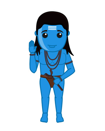 Baba Balaknath - Hindu Godのイラスト素材