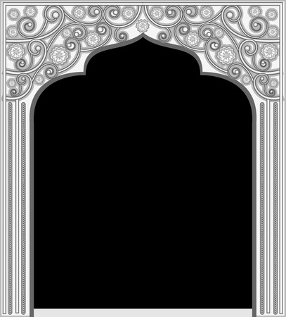 Silver Decorative Frameのイラスト素材