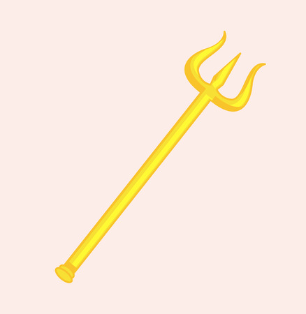 Trishul Vector- Lord Shiva Weaponのイラスト素材